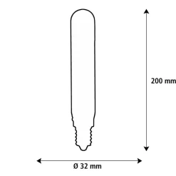 SEGULA LED Elegant Line E27 3W Tube 2.200 K Filament dæmpbar