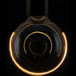 Segula LED Illusion G125 Crescent top E27 6W smoke