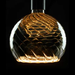 SEGULA LED-floating-globe G200 E27 6 W twist røg