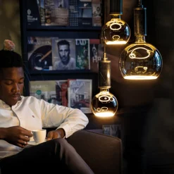 SEGULA LED-floating-globepære G200 E27 5 W klar