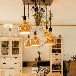 SEGULA LED-floating-globepære G200 E27 6 W smoke