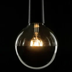 SEGULA LED-Globe E27 6,5 W 927 hovedspejl sølv