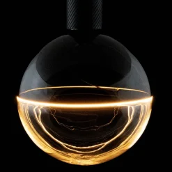 Segula LED-Globe Illusion E27 G190 klar/sort 6W 1900K dæmpbar