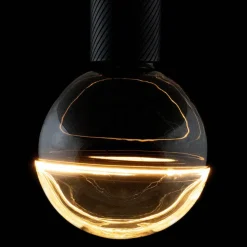 Segula LED-Globe Illusion E27 G145 klar/sort 6W 1900K dæmpbar