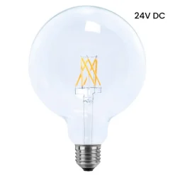 Segula LED-globepære 24V DC E27 6W 927 Filament dæmpbar