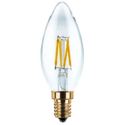 SEGULA LED-kertepære E14 3W 2.200K filament klar