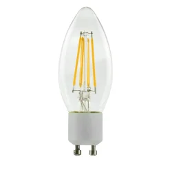SEGULA LED-kertepære GU10 3W filament dim 2.200 K