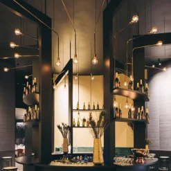 SEGULA LED-pære E27 5 W G95 1.900 K dæmpbar smoke