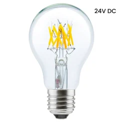 SEGULA LED-pære 24V E27 6 W 927 filament, dæmpes
