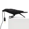 SELETTI Bird Lamp legesyg LED-bordlampe, sort