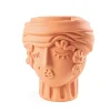 SELETTI Magna Graecia Women-vase, højde 33 cm, terracotta