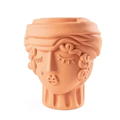 SELETTI Magna Graecia Women-vase, højde 33 cm, terracotta