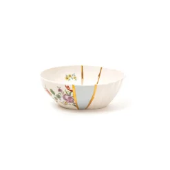 SELETTI salatskål Kintsugi 3, farverig, 300 ml, porcelæn
