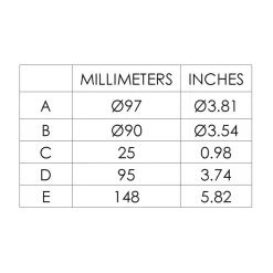 Seras vægspot, børstet messing-guld, 1-lys