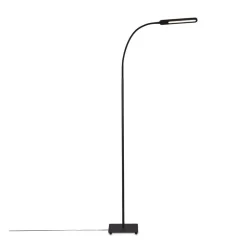 Servo LED-gulvlampe, kan dæmpes, CCT, sort