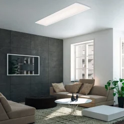 Simple LED-panel, hvidt, ultrafladt, 100 x 25 cm