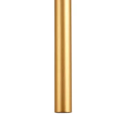 Skinne system 48V Lumaro, pendel, rørpære, 3 lyskilder, guld, CCT