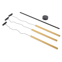 Skinne system 48V Lumaro, pendel, rørpære, 3 lyskilder, guld, CCT