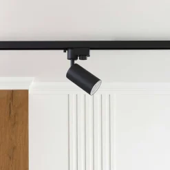 Skinnebelysning Skinne GU10 1-faset system sort