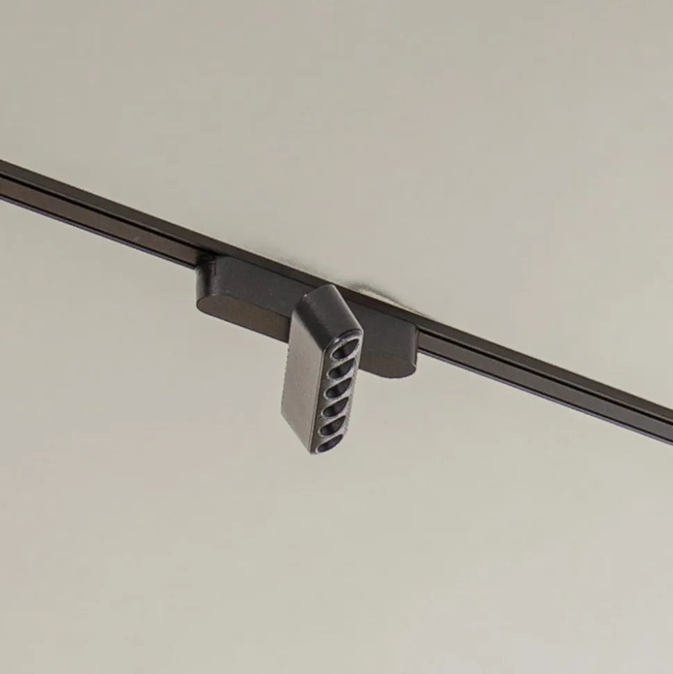 Skinnesystem Lumaro, lyskilder, 7 lyskilder, sort, 48 V, dæmpbar