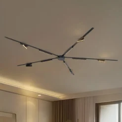 Skinnesystem 48V Lumaro, 10 LED-lister, sort, CCT