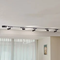 Skinnesystem 48V Lumaro spots 5 lyskilder sort Ø 4cm dæmpbar