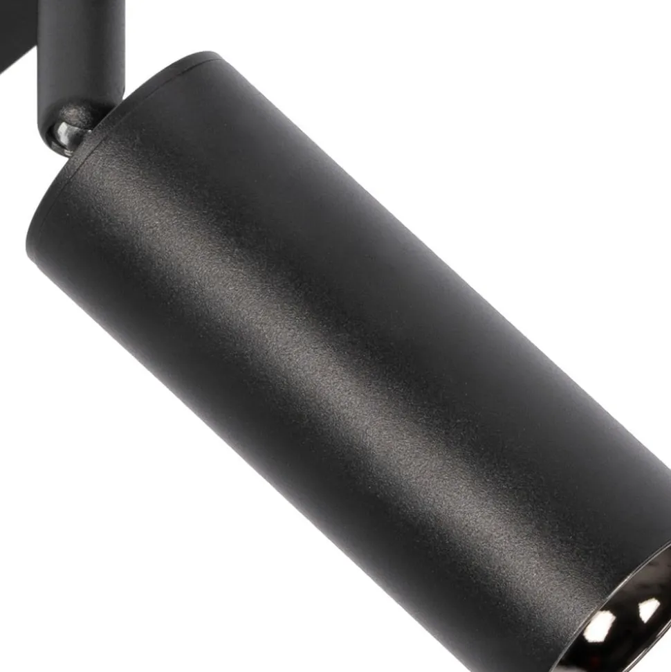 Skinnesystem 48V Lumaro, spots, 11 lyskilder, sort, Ø4cm, dæmpbar