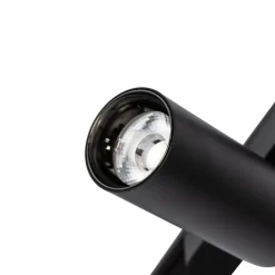 Skinnesystem 48V Lumaro, spots, 11 lyskilder, sort, Ø4cm, dæmpbar