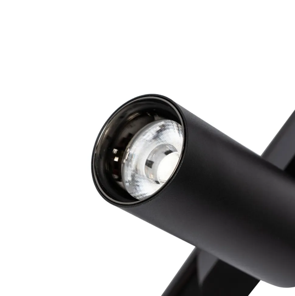 Skinnesystem 48V Lumaro, spots, 11 lyskilder, sort, Ø4cm, dæmpbar