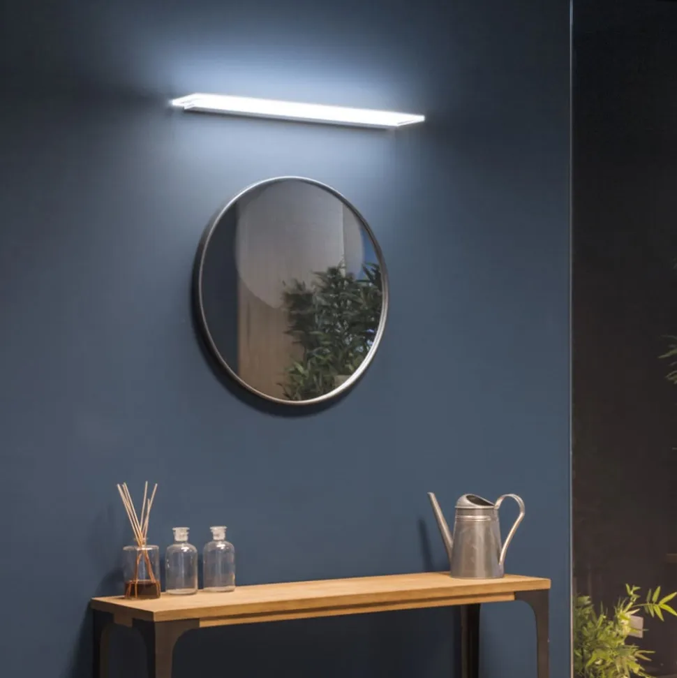 Skinny LED-væglampe, hvid, aluminium, PMMA, op/ned