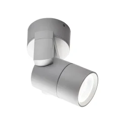 Skiros udendørs spotlampe, IP55, grå