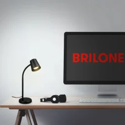 Skriva bordlampe, GU10-fatning, sort