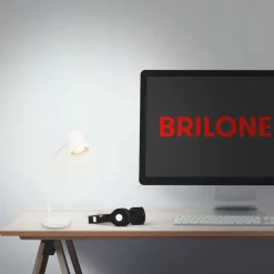 Skriva bordlampe, GU10-fatning, hvid