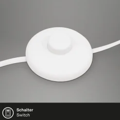 Skriva gulvlampe, justerbar, GU10, hvid