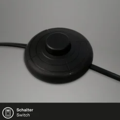 Skriva gulvlampe, justerbar, GU10, sort