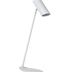 Skrivebordslampe i hvidt metal Hester