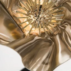 Slamp LaFleur LED-bordlampe, genopladeligt batteri, fløjl