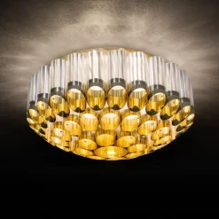 Slamp Odeon Ceiling Loftlampe, guld, Ø 65 cm