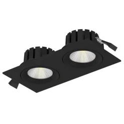 SLC DL04 Square X2 LED-lampe 2700K sort