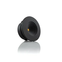 SLC MiniOne Fast LED-indbygningslampe sort 2.700K