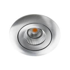 SLC One 360° LED-indbygningslampe dæmp-til-varm aluminium