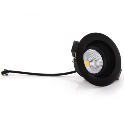 SLC One Soft LED indbygningsspot sort 3.000K