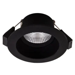 SLC One Soft LED indbygningsspot sort 2.700K