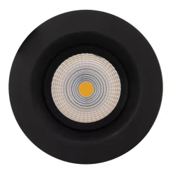SLC One Soft LED indbygningsspot sort 2.700K