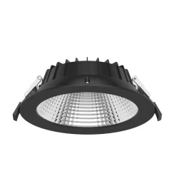 SLC Shift LED-indbygningsspot Ø 19cm CCT, sort
