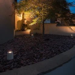 SLV Concreto gulvspot, IP65, GU10 stik, rundt