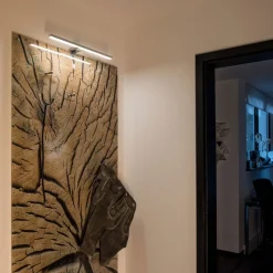 SLV Dorisa LED-klemme væglampe bredde 50 cm krom