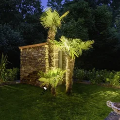 SLV Floodi LED udendørs spotlight, IP65, bredde 16 cm