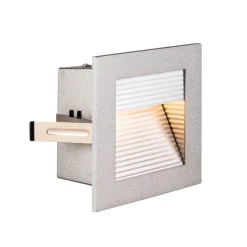SLV Frame Curve LED-indbygningslampe sølv