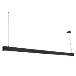 SLV Glenos LED-pendel 205 cm sort